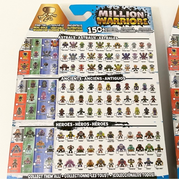 Million Warriors 20 Pack with Launcher and 2x 10 Packs - Picture 8 of 14